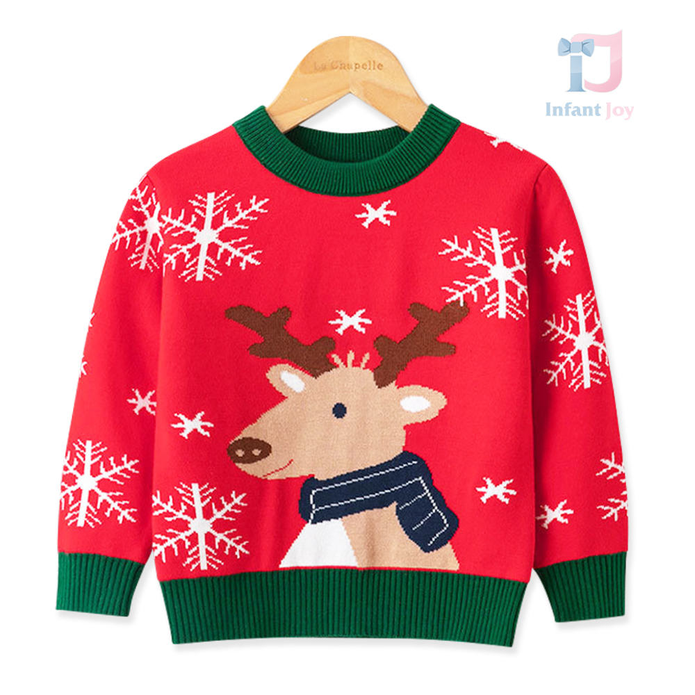 Pulover de Crăciun din tricotaj Reindeer Vibes