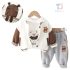 Set sport de 3 piese cu jachetă/bomber, hanorac cu glugă și pantaloni Bear League