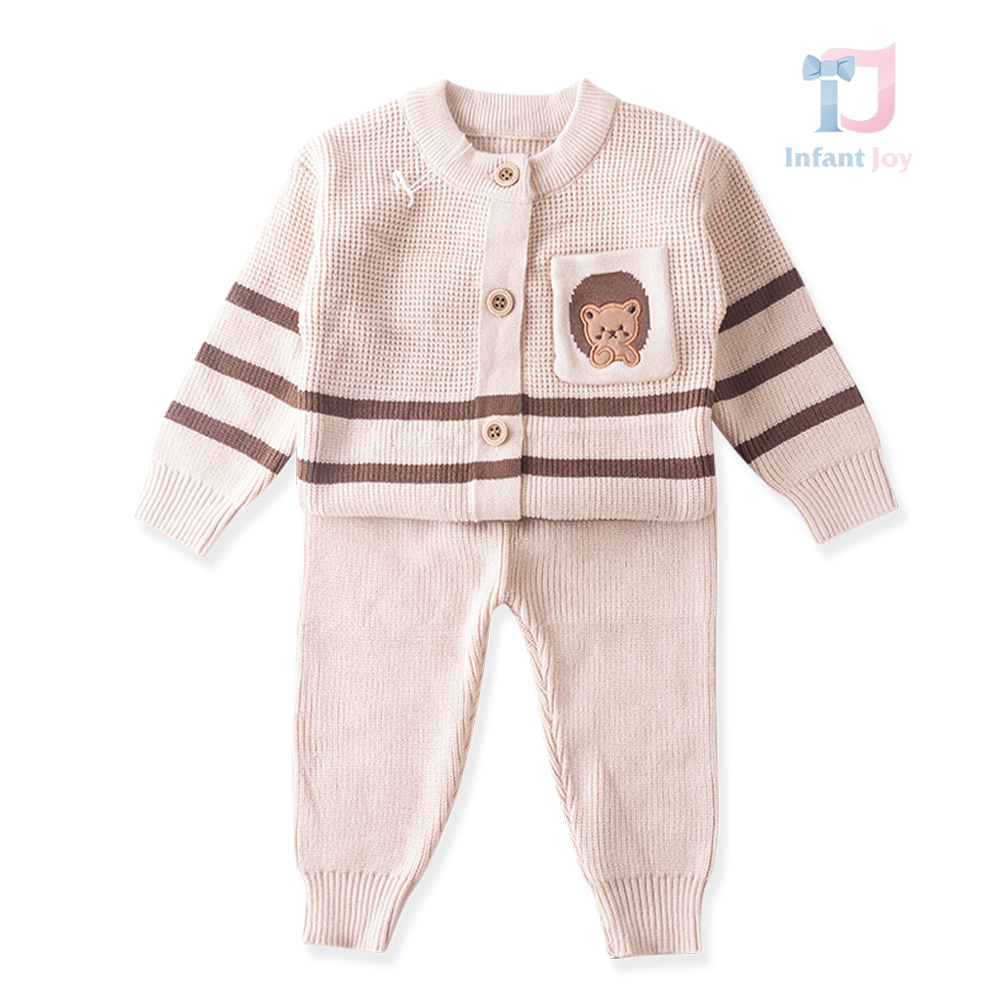 Set din tricotaj de 2 piese cu cardigan și pantaloni Hedge Babe