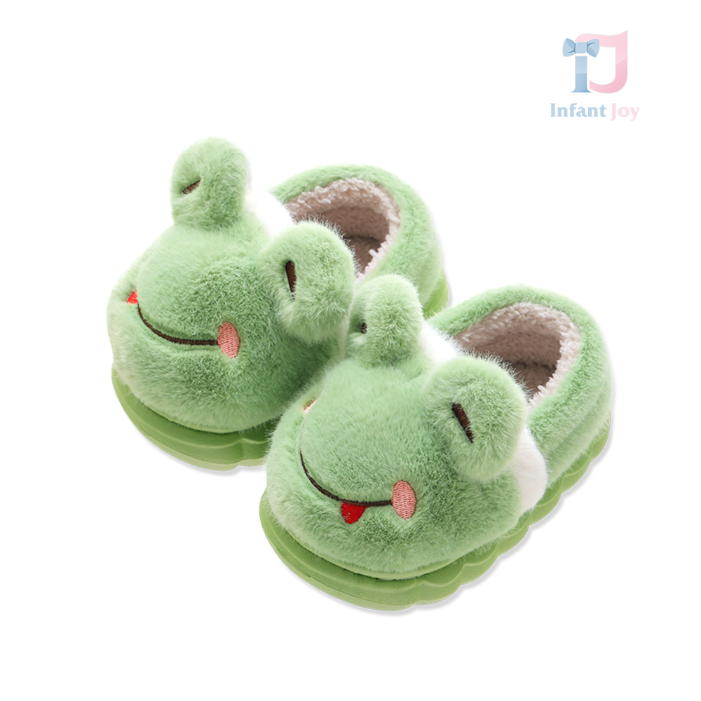 Papuci de casă pufoși Frog Puff