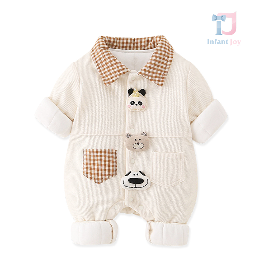 Salopetă cu guler clasic și umplutură din puf eco Snuggle Buddies