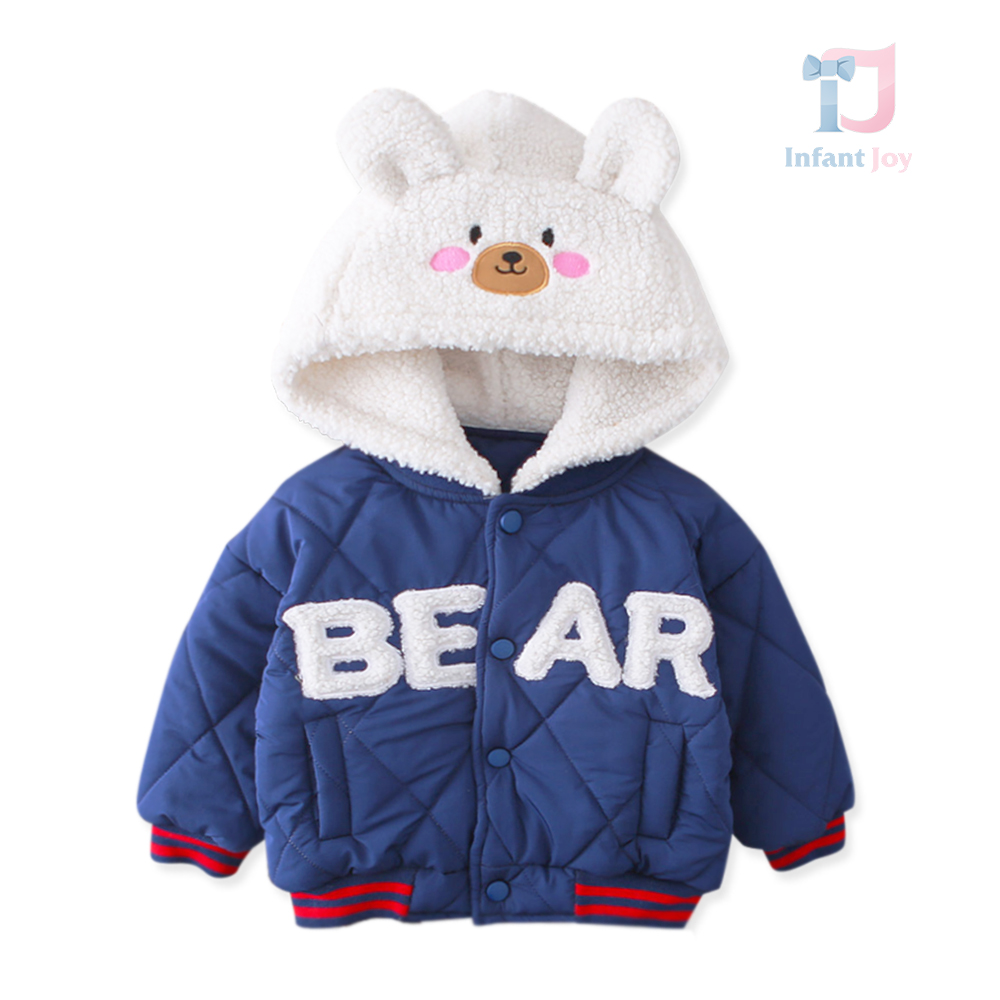 Jachetă cu glugă added and inscriptions din plus Bear Hugs