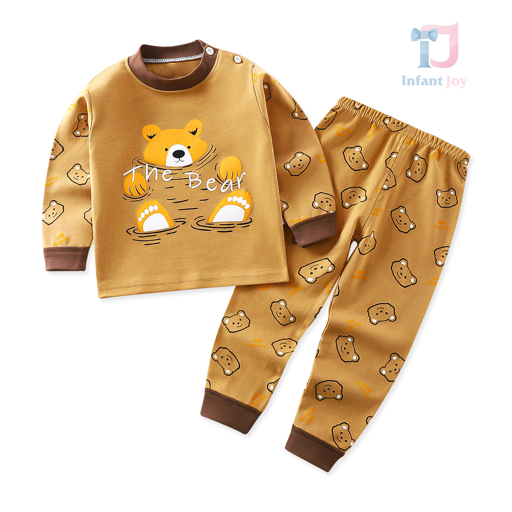 Set pijama de 2 piese din bluză și pantaloni cu imprimeu The Bear
