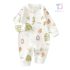 Romper din bumbac cu model drăgălaș și închidere cu capse Happy Baby