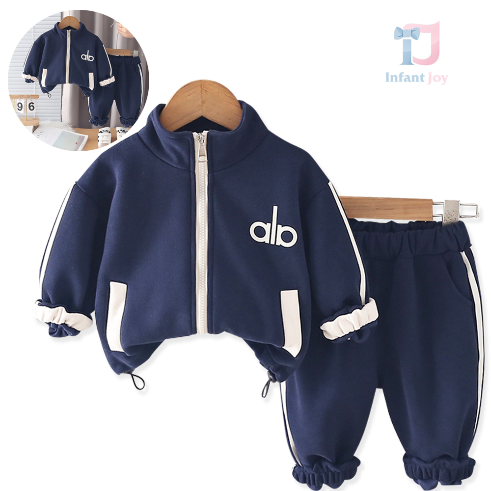 Set sport de 2 piese din sweatshirt cu guler înalt și pantaloni Sportissimo Alo Navy