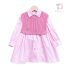Set de 2 piese din rochie cu guler clasic și vestă din tricot Rosalie