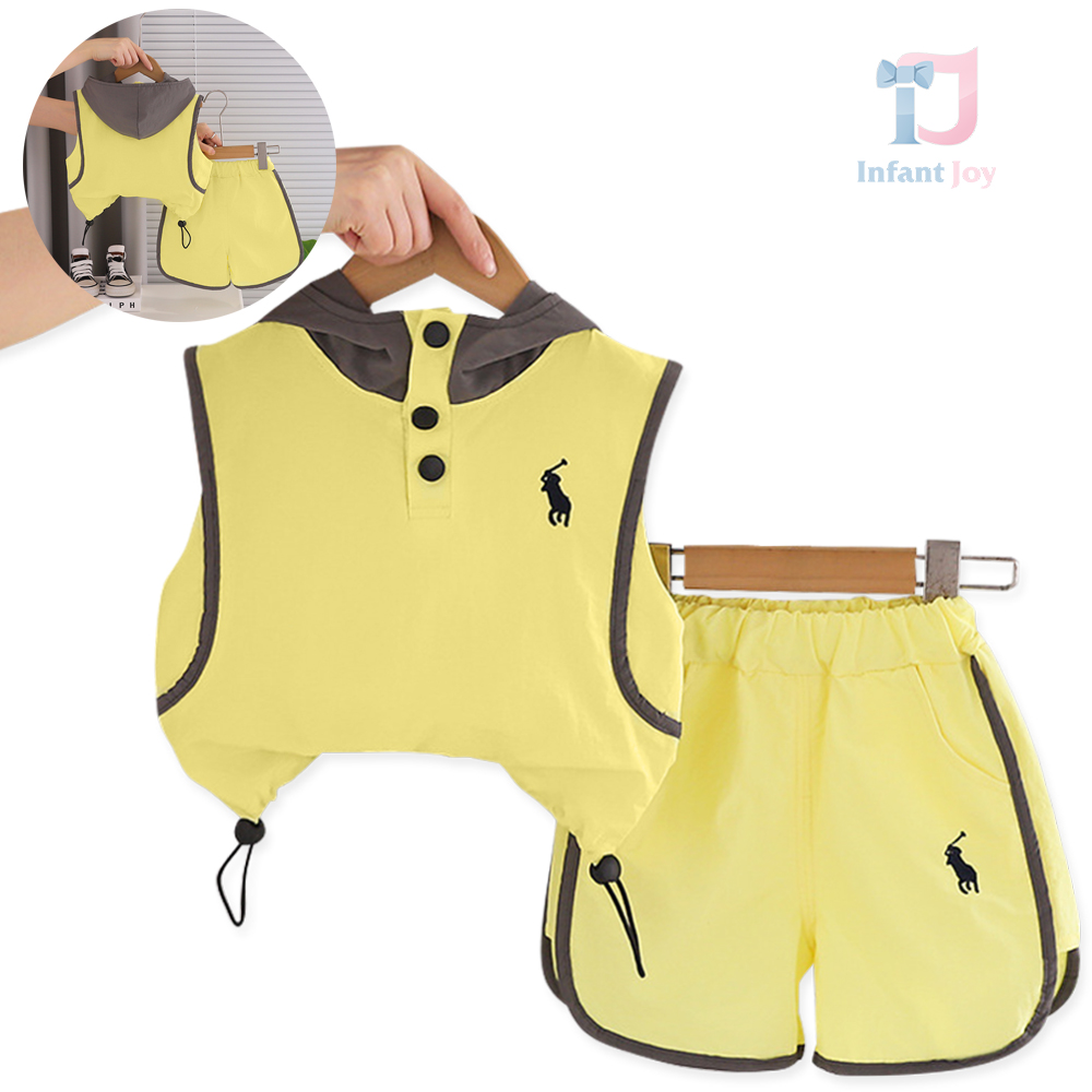 Set sport de 2 piese din maiou cu glugă și pantaloni scurți Tennis Polo