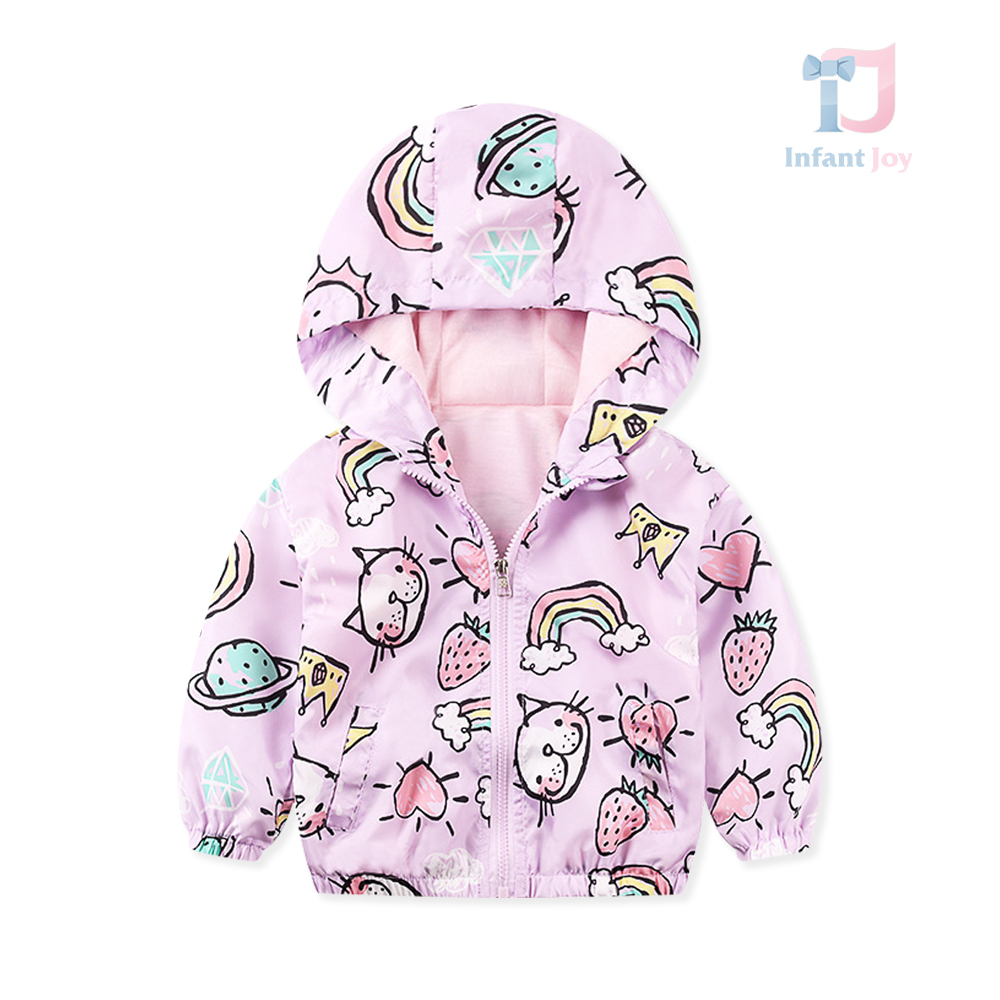 Jachetă/vântoacă cu imprimeu colorat Colorful Word