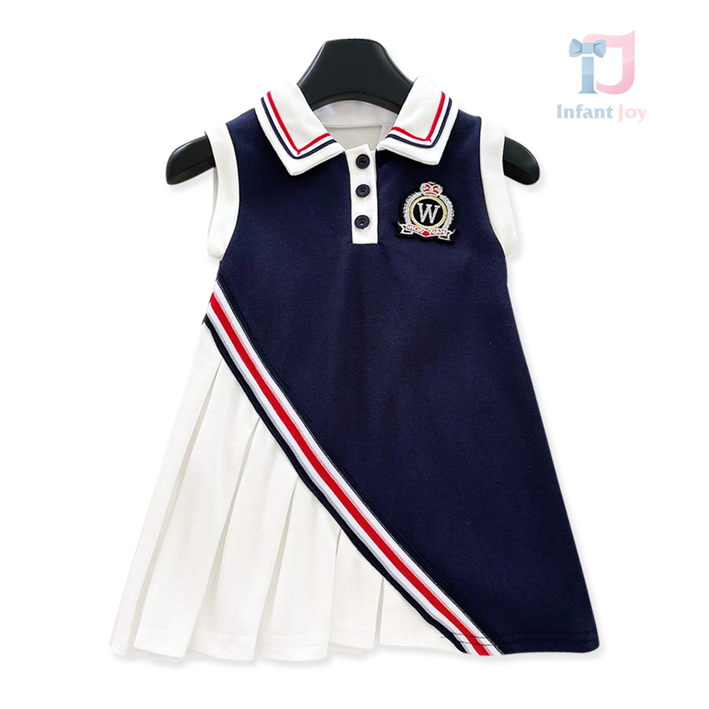 Rochie extravagantă cu guler clasic, aplicație și pliuri Modern Academy