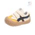 Pantofi sport/sneakers din piele ecologică cu închidere velcro Soft Pop Beige