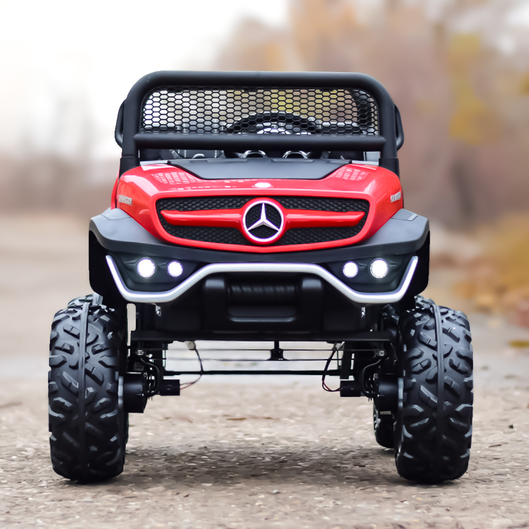 masinuta-electrica-pentru-2-copii-licenta-mercedes-unimog-4×4-140w-premium-rosu-969811