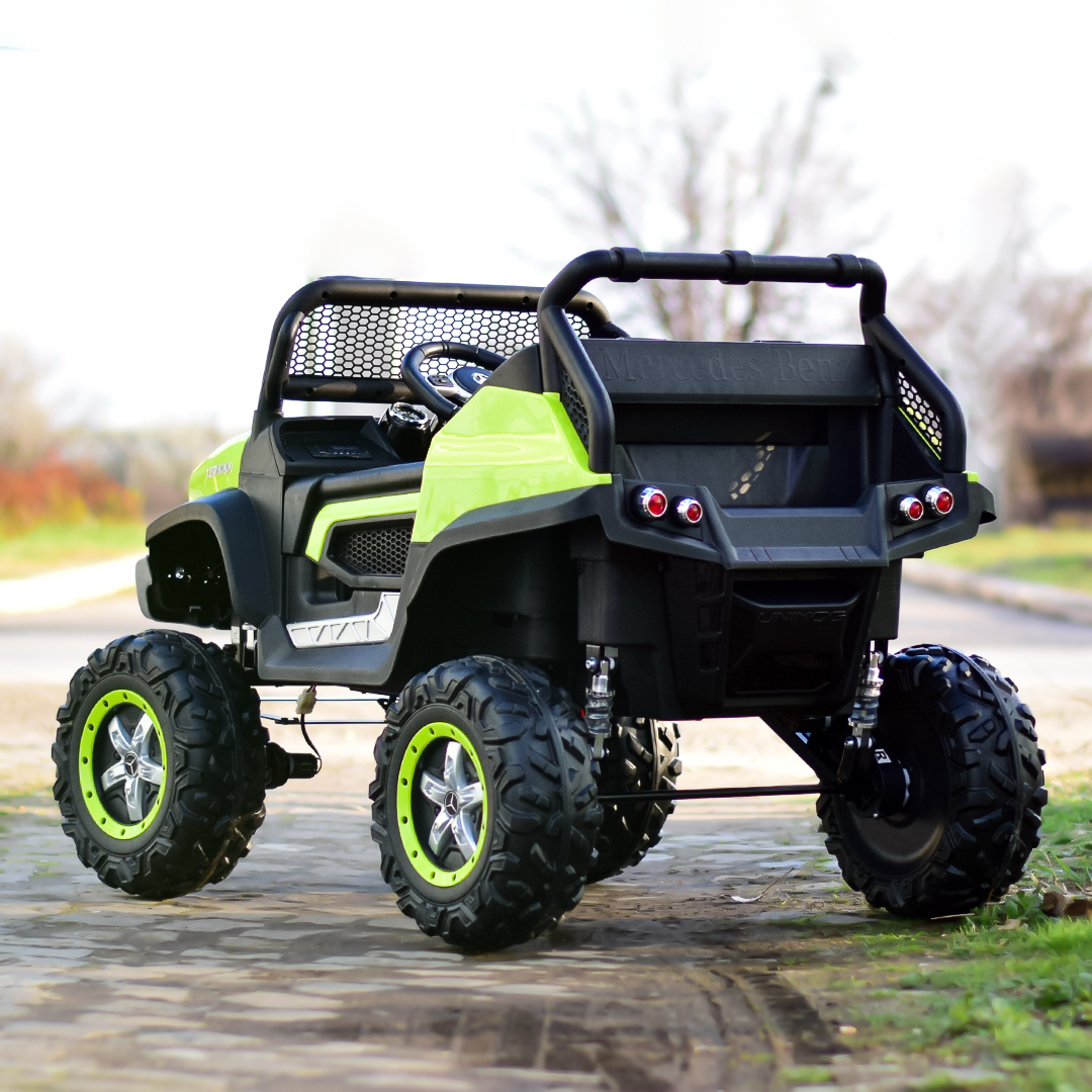 masinuta-electrica-pentru-2-copii-licenta-mercedes-unimog-4×4-140w-premium-verde-531303