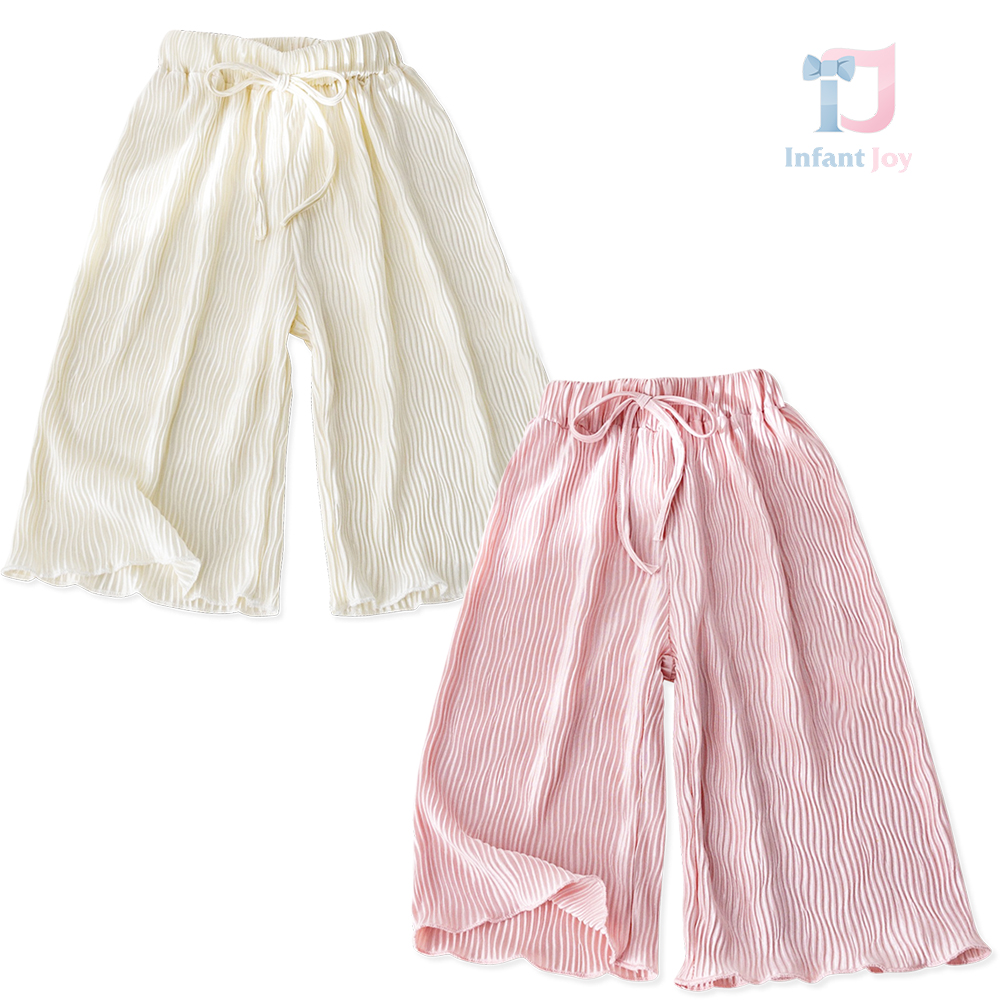 Pantaloni evazați din material texturat Gentle Flow – 2 culori