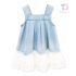 Rochie cu voaluri din tulle Denim Glow